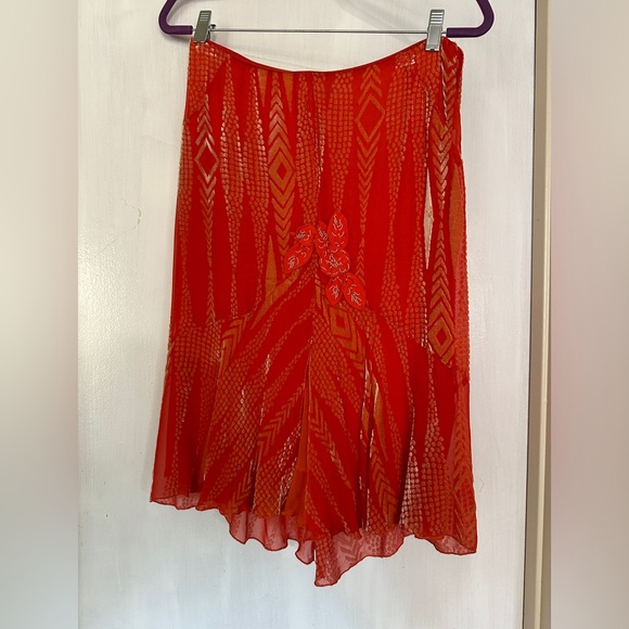 Vintage Blumarine Silk Skirt - Picture 2 of 11